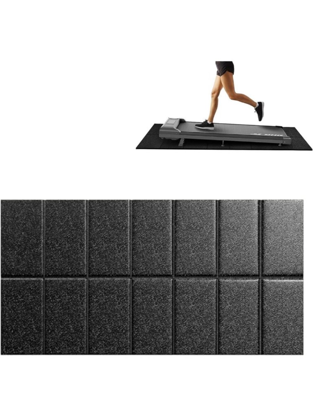 Walking Pad Treadmill Mat for Carpet & Hardwood Floors - 55x24, Floor Protection